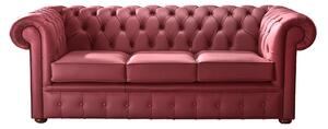 Chesterfield 3 Seater Shelly West Leather Sofa Bespoke In Classic Style