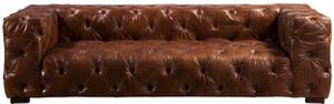 Vintage Handmade Chesterfield 3 Seater Sofa Buttoned Distressed Real Leather