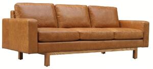 Madison Genuine Vintage 3 Seater Sofa Distressed Real Leather