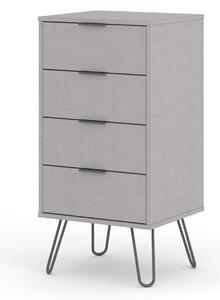 Augustine Grey 4 Drawer Narrow Chest Of Drawers
