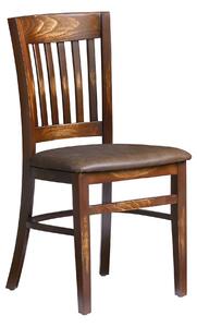 Millet Side Chair - Weathered - Distressed Bark Lascari Faux Leather