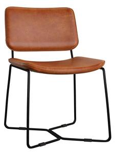Ruby Side Chair In Bruicato Leather