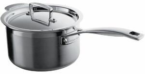 Le Creuset 20cm 3 Ply Stainless Steel Saucepan With Lid