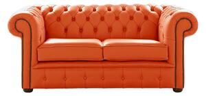 Chesterfield 2 Seater Shelly Flamenco Leather Sofa Settee Bespoke In Classic Style