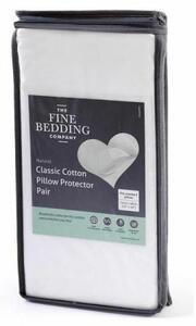 The Fine Bedding Company Classic Cotton Pillow Protector Pair