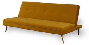 Sadie Velvet Upholstered Click Clack Sofa Bed for Living Room or Bedroom | Roseland Furniture