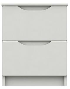 Sinata Gloss Two Drawer Bedside Table