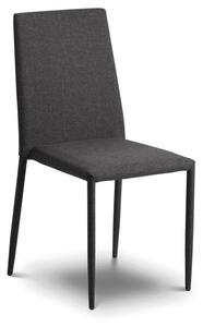 Jonef Fabric Slate Grey Stylish Chair -
