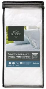 The Fine Bedding Company Smart Temperature Pillow Protector Pair