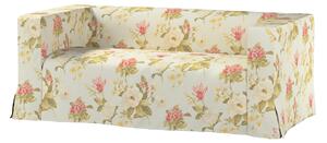 Klippan 2-seater floor length sofa cover with box pleats