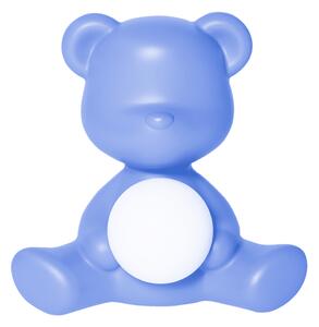 TEDDY GIRL LAMP WITH RECHARGEABLE LED - Light Blue