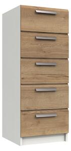 Wister Narrow Five Drawer Chest