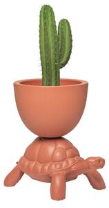 TURTLE CARRY PLANTER AND CHAMPAGNE COOLER - Terracotta