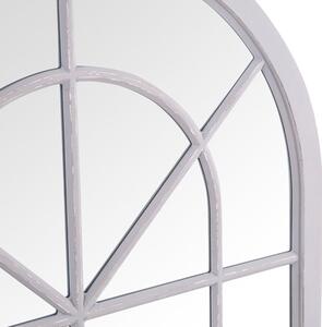 Arched Grey Round Shape Window Mirror