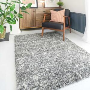 Silver Shaggy Rug for Living Room | Murano