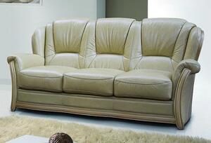 Pisa Handmade 3 Seater Sofa Settee Genuine Italian Nut Real Leather
