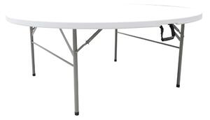 Fofo Centre Fold Round Plastic Folding Table 4Ft -122Cm