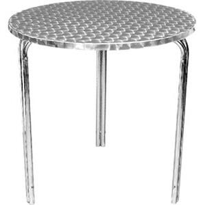 Boley Round Stainless Steel Outdoor Bistro Table