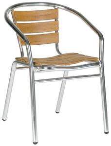 Acfa Aluminium Teak Chair - Outdoor