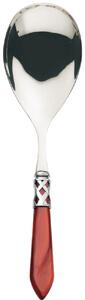 ALADDIN CHROME RING RICE SERVING SPOON - Red