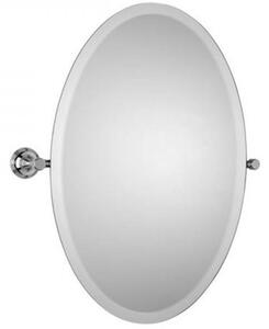 Samuel Heath Style Moderne Oval Tilting Mirror L6746-XL Chrome Plated
