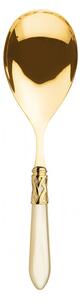 ALADDIN GOLD RICE SERVING SPOON - Ivory
