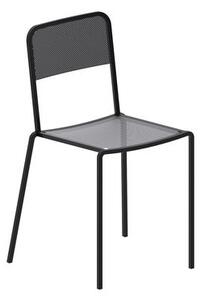 Ginger Stacking chair - / Micaceous grey by Zeus Grey