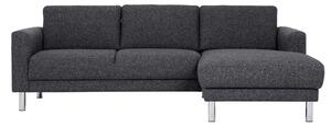 Mex Black Chaiselongue Sofa (Rh)