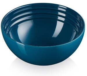Le Creuset Stoneware Small Serving Bowl Deep Teal
