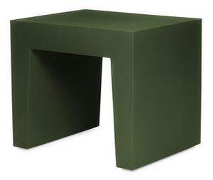 Concrete Seat Stool - / Side table - Polyethylene by Fatboy Green