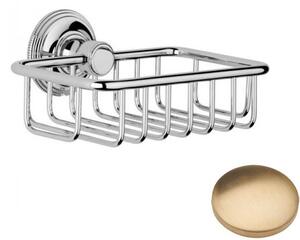 Samuel Heath Style Moderne Soap Basket N6630 Brushed Gold Unlacquered