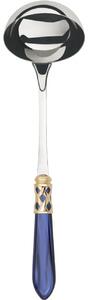 ALADDIN GOLD-PLATED RING SOUP LADLE - Blue