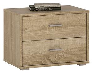 Yours Somama Oak 2 Drawer Low Chest
