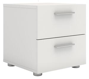 Peepo Bedside 2 Drawers In White