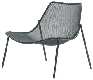 Round Low armchair by Emu Metal