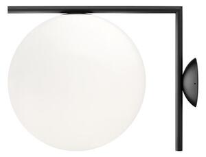 IC W2 Wall light - / Ø 30 cm by Flos White/Black