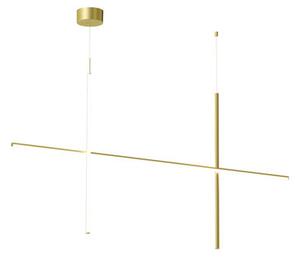 Coordinates S2 Pendant - LED / L 176 cm x H 92 cm by Flos Gold