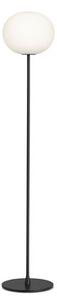 Glo-Ball F2 Floor lamp - / H 175 cm -Mouth-blown glass by Flos White/Black