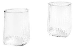 Tela Candle holder - / Set of 2 - Glass by Hay Transparent