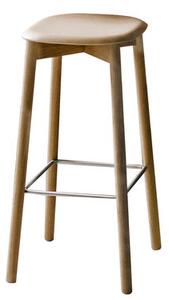 Soft Edge 32 High stool - H 75 cm / Wood by Hay Natural wood