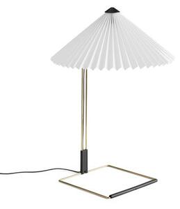 Matin Large Table lamp - / LED - H 52 cm - Fabric & metal by Hay White