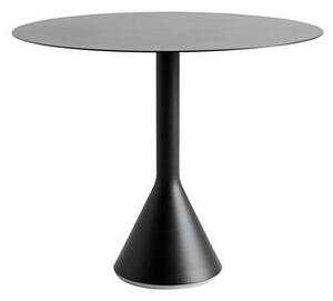 Palissade Cone Round table - / Ø 90 - R. & E. Bouroullec by Hay Grey/Black