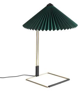 Matin Large Table lamp - / LED - H 52 cm - Fabric & metal by Hay Green