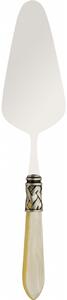 ALADDIN OLD SILVER-PLATED RING CAKE SERVER - Green
