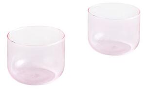 Tint Small Glass - / Set of 2 - H 5.5 cm / 200 ml by Hay Pink