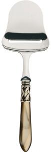 ALADDIN OLD SILVER-PLATED RING CHEESE SHOVEL - Ivory