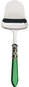 ALADDIN OLD SILVER-PLATED RING CHEESE SHOVEL - Green
