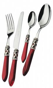 ALADDIN OLD SILVER-PLATED RING CUTLERY SET 24 - Blue