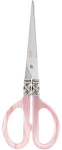 ALADDIN OLD SILVER-PLATED RING KITCHEN SCISSORS - Pink