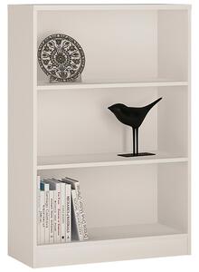 Yours White Medium Wide Bookcase